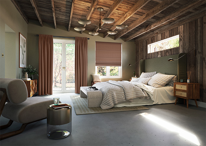 Stamford, Cinnamon - Roman Blind - Image 6